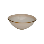 Bowl 16 Ivory Gold