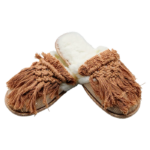 Pantufas em Macramé