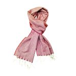 Cachecol 100% Burel em Rosa